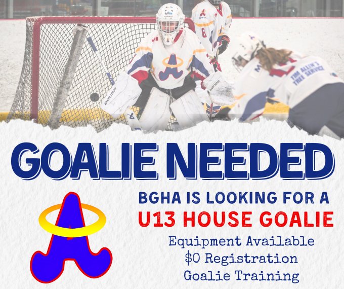 U13 Goalie Needed